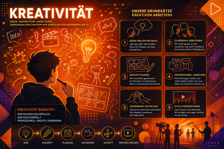 Infografik zu Kreativität bei MOVISTU